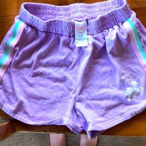 Purple unicorn wonder nation shorts